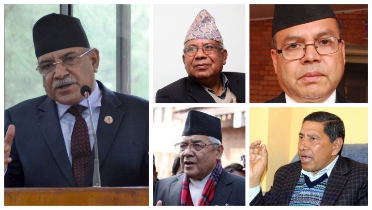 नेकपाका पाँच नेता ओली भेट्न बालुवाटारमा !