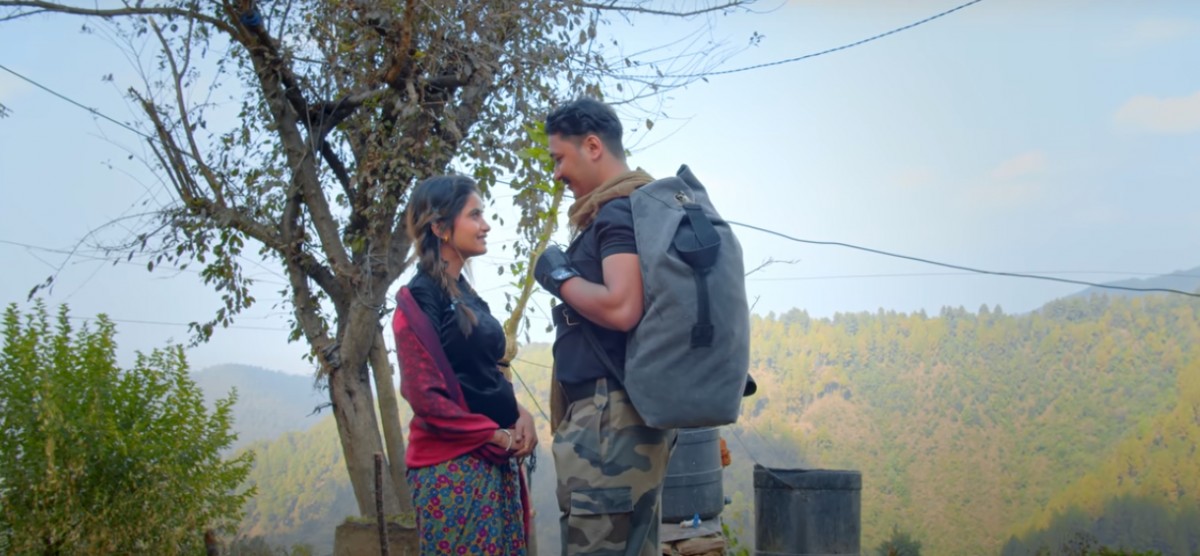 एलिना चौहान र प्रशान्त पौडेलको  लाहुरे हरयो गीतको म्युजिक भिडियो सार्वजनिक