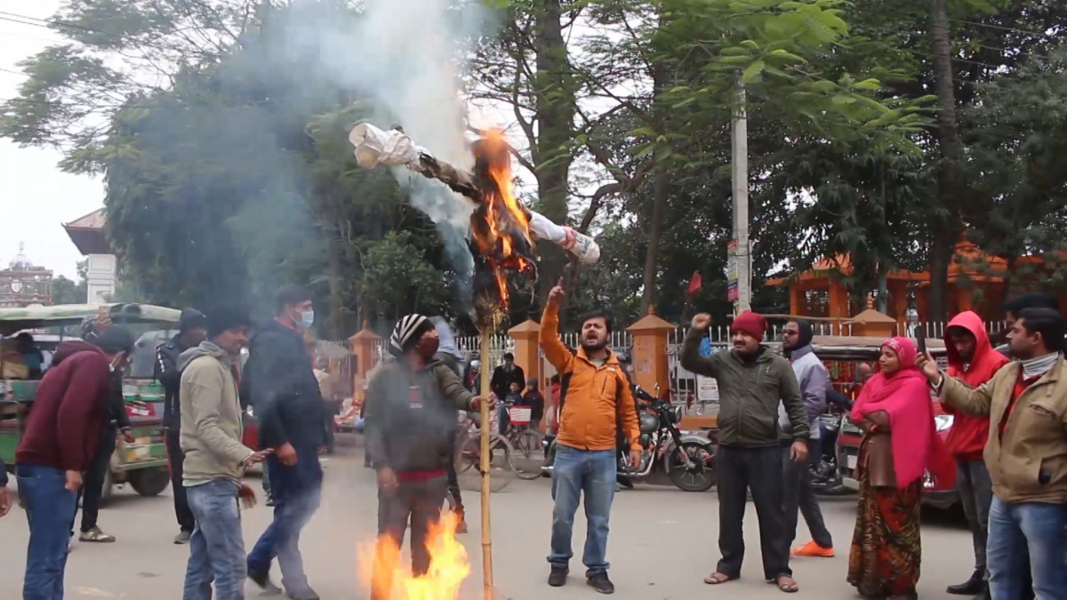 जताततै आगो बल्यो फेरी मधेश प्रदेशमा , उपेन्द्र यादब भने मक्ख