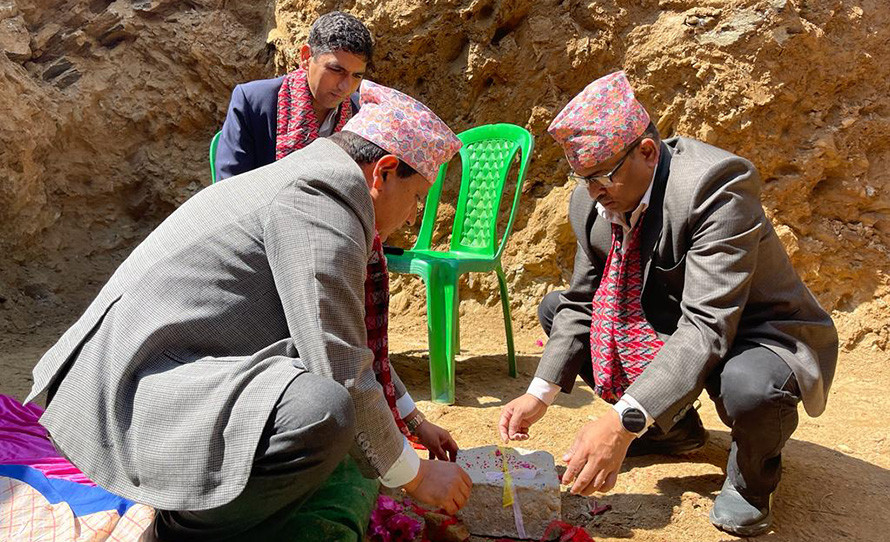 गोरखाको केराबारीमा शवस्टेशन शिलान्यास