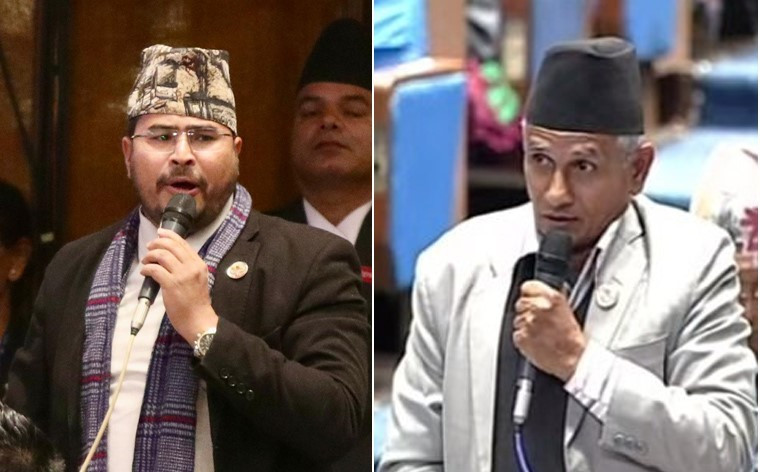 शाहीले बोलेको शब्दप्रति  सांसद हितराज पाण्डेको  आपत्ति (भिडियो सहित)